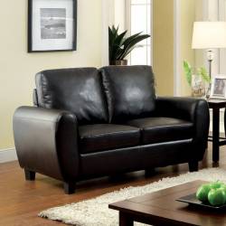 HATTON LOVE SEAT BLACK CM6321BK-LV